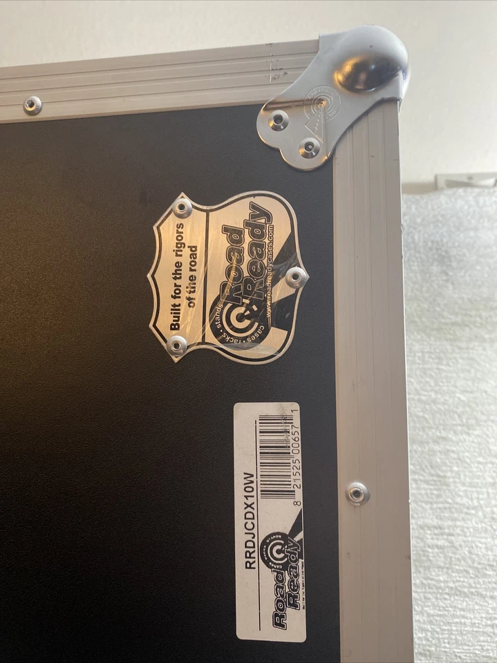 Road Ready RRDJCDX10W 10" Mezclador DJ Ataúd Ruedas ESTUCHE 2 NUMARK CDX/HDX Tocadiscos Foto 4 de 4