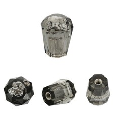 Jdm 60mm Black Diamond Crystal Bubble Shift Knob Manual Gear Shifter Universal