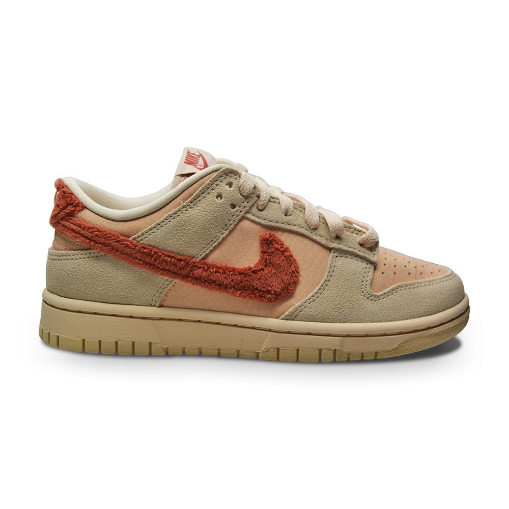 Женские кроссовки Nike Dunk Low Terry Swoosh - DZ4706 200 - Shimmer Mars Stone Sandrift
