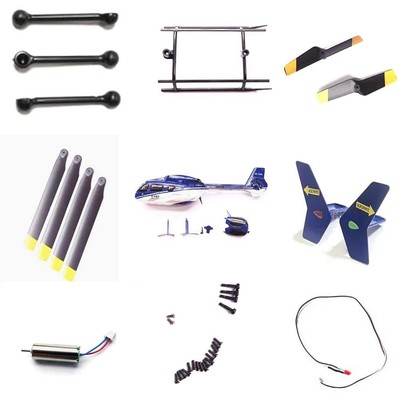 Schwarz Batterie gehäuse Rotor gruppe  EC135 C187 Simulations modell