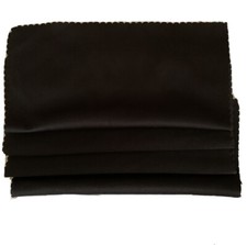 Microfiber Cleaning Cloth For Eyeglass  Electronic Devices Set Of 4pcs Black