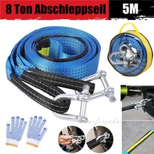 Abschleppseil 5M 8T Zugseil Abschlepphilfe Abschleppschlinge Abschleppgurt LKW