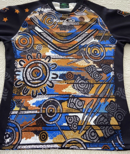 Medium Kooga 2010 Indigenous All Stars Jersey NRL Authentics Rugby League - Bild 7 von 14
