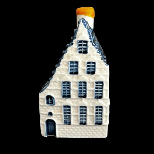 KLM #44 Blue Delft's Bols Amsterdam Dutch Collectible Miniature House Empty