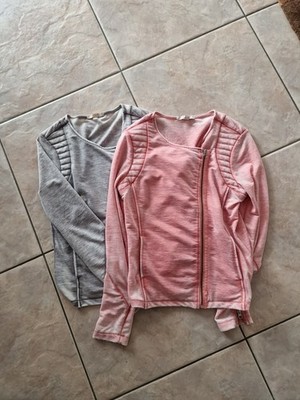 2 Bikerjacken Westen Esprit, Gr. S, Sweat, grau, rose