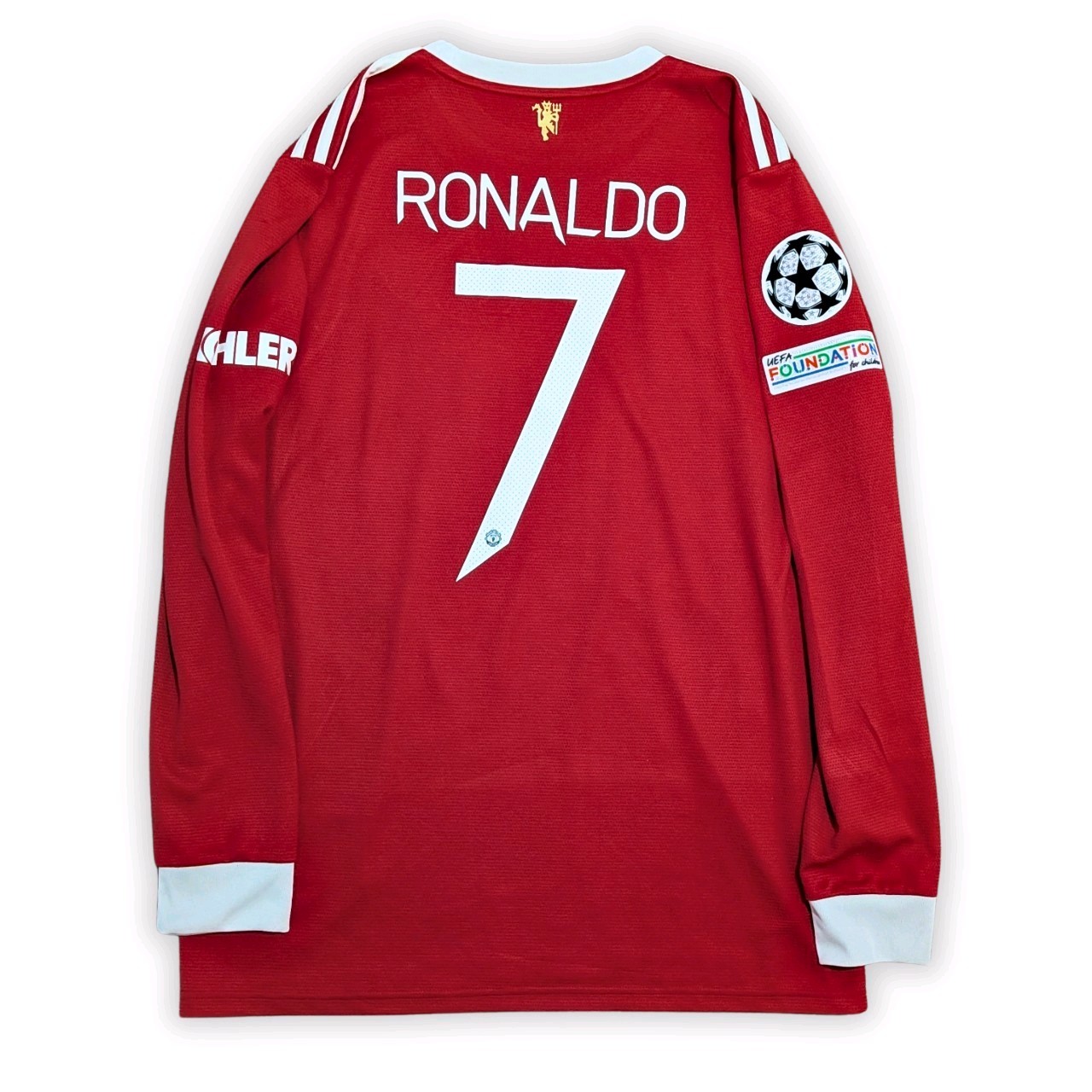 Manchester United Ronaldo Adidas Home Shirt 2021 2022 LS Mens Large Jersey