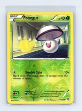 Foongus 17/124 Common Dragons Exalted Pokemon Card Reverse Holo MP