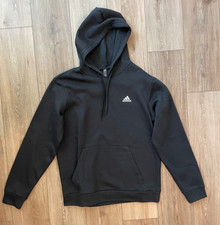 Adidas Golf Hoodie Pullover Men's M Black Activewear Sports Pockets Lightweight
