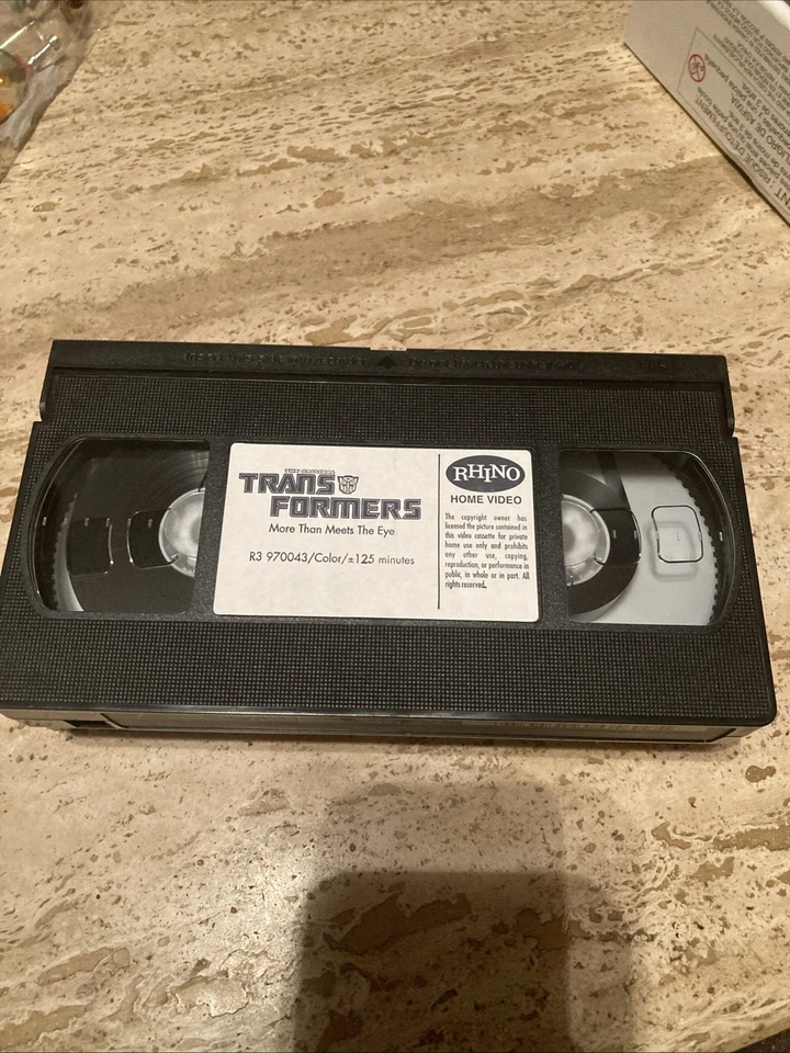 Transformers VHS (2000) Rhino Video "More Than Meets The Eye" Blockbuster VIDEO - Image 3 of 3