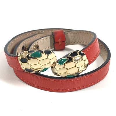 BVLGARI Double Bracelet Bangle Serpenti Forever Logo Accessory Jewelry Bracelet