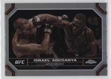 Israel Adesanya Chrome 2024 Sepia Refractor #81