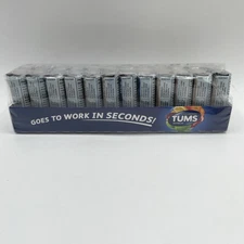 Tums Extra Strength Assorted Fruit Antacid Chewable 12 Packs Of 24 Ex 12/29