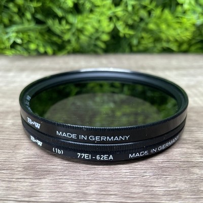 B+W 77mm F-Pro 77E Circular-Pol E Filter + b+w 77eI-62ea Filter lot -Germany