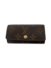 LOUIS VUITTON Multicle 4 Monogram Canvas BRW BRW All-over Pattern Men's