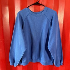 VINTAGE 90's TULTEX MADE IN USA CREWNECK LONG SLEEVE PULLOVER SWEATSHIRT / 2XL