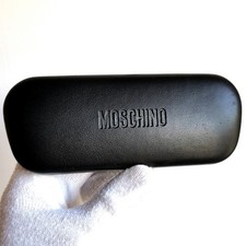 fodero occhiali da sole MOSCHINO sunglasses custodia case vintage astuccio box