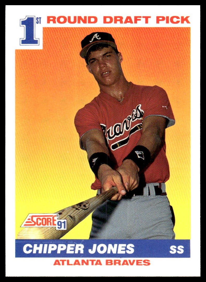 1991 Score #671 Chipper Jones