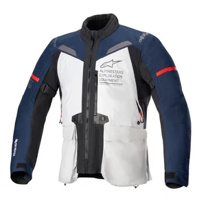 Alpinestars ST-7 2L Gore-Tex Motorcycle Men's Laminated WP Jacket -Ice Grey/Blue