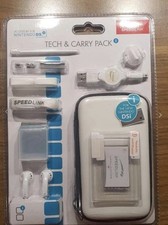 Speedlink Set Kopfhörer Mit Tasche /USB Kabel Nintendo ds Tech & Carry Pack SALE