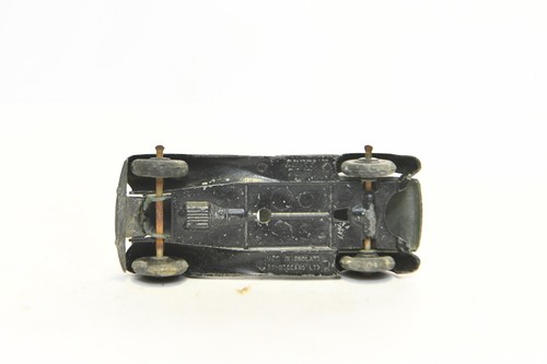 Vintage 1940's Dinky Toys 36B Bentley Two Door Coupe Car Green & Black Model Car - Picture 8 of 8