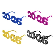 4 Pack 2026 Glasses New Years Eve Party Supplies 2026 Graduation Party Favors...
