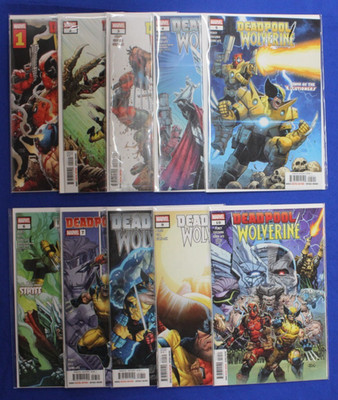 Deadpool Wolverine #1-10 Complete Set VF/NM Marvel 2025 KEY Benjamin Percy