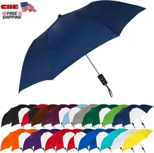 42 Inch Automatic Compact Travel Umbrella Windproof Lightweight
