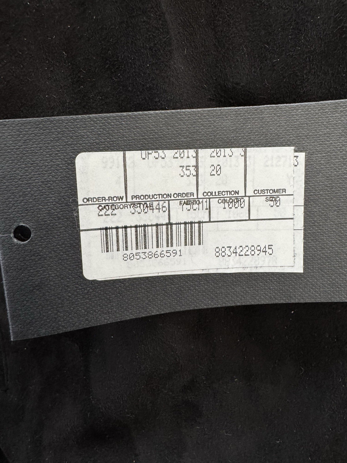 Giacca Saint Laurent SLP vera pelle di agnello peluche taglia 50.