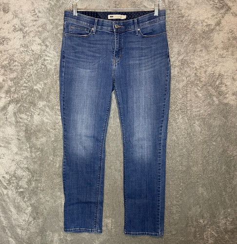 Levis 525 Women Perfect Waist Straight Leg Mid Rise Stretch Slimming Jean 14