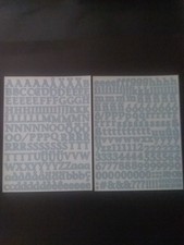 Creative Memories - Mini ABC/123 - Blue Classy Stickers - One Sheet