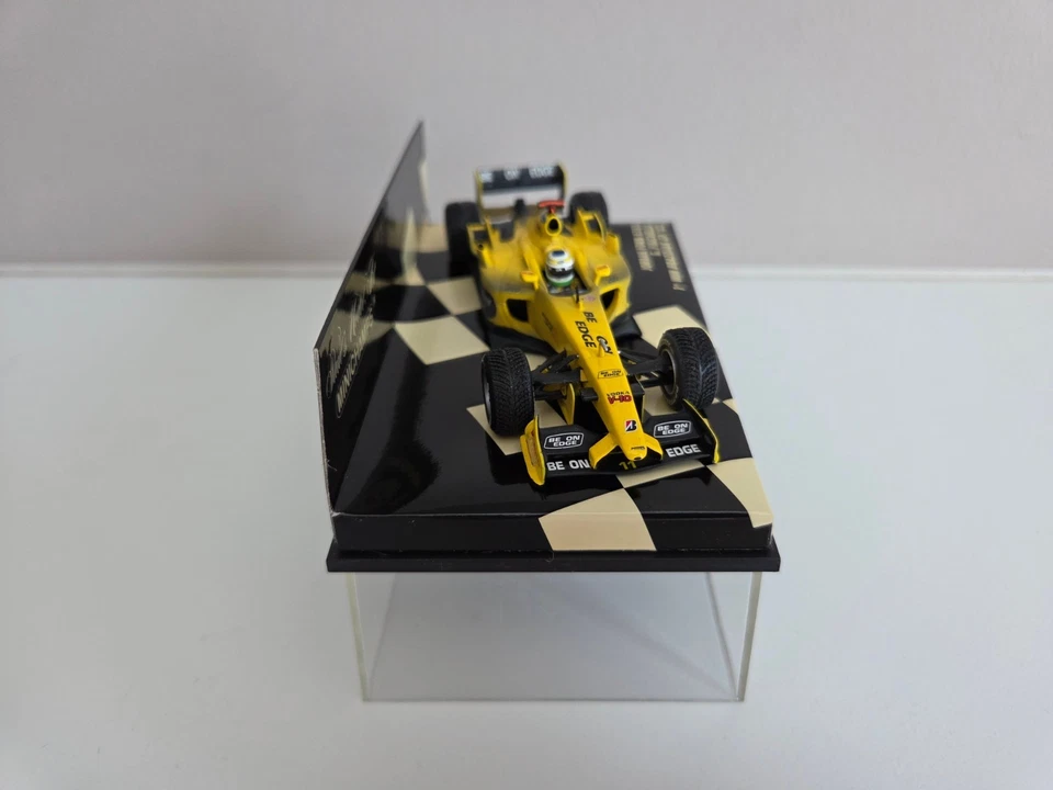 Minichamps 1/43 Jordan Ford EJ13 G. Fisichella - 1st Win Brazilian Gp 2003 - Immagine 2 di 4