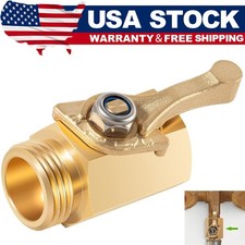 12353 Heavy-duty Brass Shut-off Valve Standard 34 Hose Thread Fits For Dramm 12353 Heavy-duty Brass Shut-off Valve Standard 34 Hose Thread Fits For Dramm
