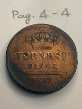 REGNO DELLE DUE SICILIE FERDINANDO II 10 TORNESI 1839 CVCONT