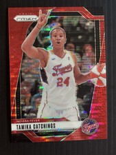 Tamika Catchings 2024 PANINI WNBA PRIZM #40 RED PULSAR PRIZM /299 SP Fever