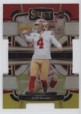 2023 Panini Select Concourse Red & Yellow Prizm Die-Cut Jake Moody #90 0ly5