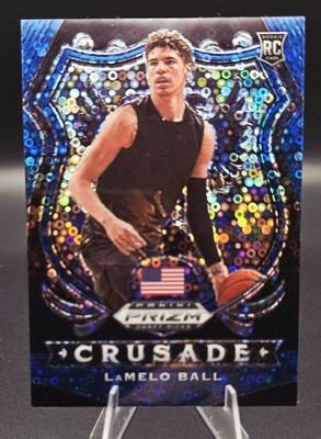 2020-21 Panini Prizm Draft Picks - Crusade LaMelo Ball #83 Blue Fast Break Prizm
