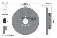 Bremsscheibe Hinterachse FüR BMW 5 Gran Turismo Touring 6 Cabriolet Coupe 7