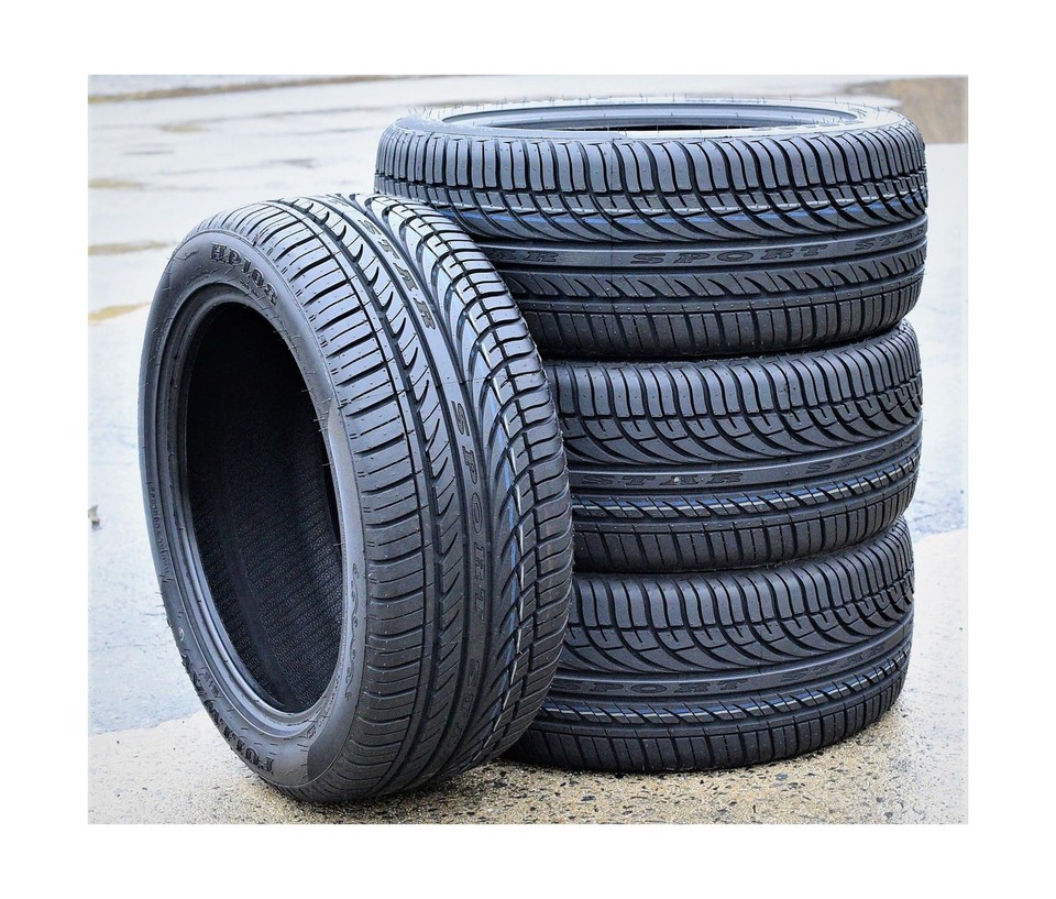 Set of 4 All-Season Passenger Car Performance Radial Tires 185/60R14 ...