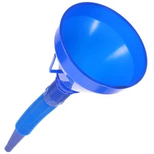 Capless Gas Tank Funnel Engine Oil Funnels with Strainer Gasoline