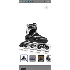 NWT Ruthfot Adjustable Inline Skates for Boys and Girls with Full Light Up Wheel