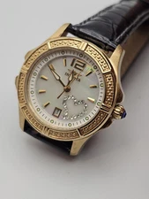 Special Edition Invicta Womens Date Watch Swarovski Heart Crystals Goldtone MOP