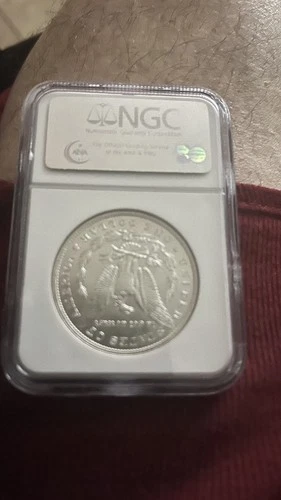 Morgan Silver Dollar 1886 NGC  Brilliant Uncirculated $1 Fitzgerald Collection