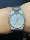 Seiko Men's Vintage SQ Quartz Watch Day/date Running 5H23-8A69 