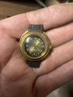 Vintage Timex UFO Womens Watch Ladies Lumé Gradient Dial Chunky 27mm 1975 EUC