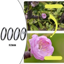 4 teiliges Nahaufnahme Set +1 +2 +4 +10 Makro Vorsatzlinse Professional 82 mm