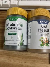SNAP Gut Health Supplement&Snap Supplements Organic Spirulina and Chlorella