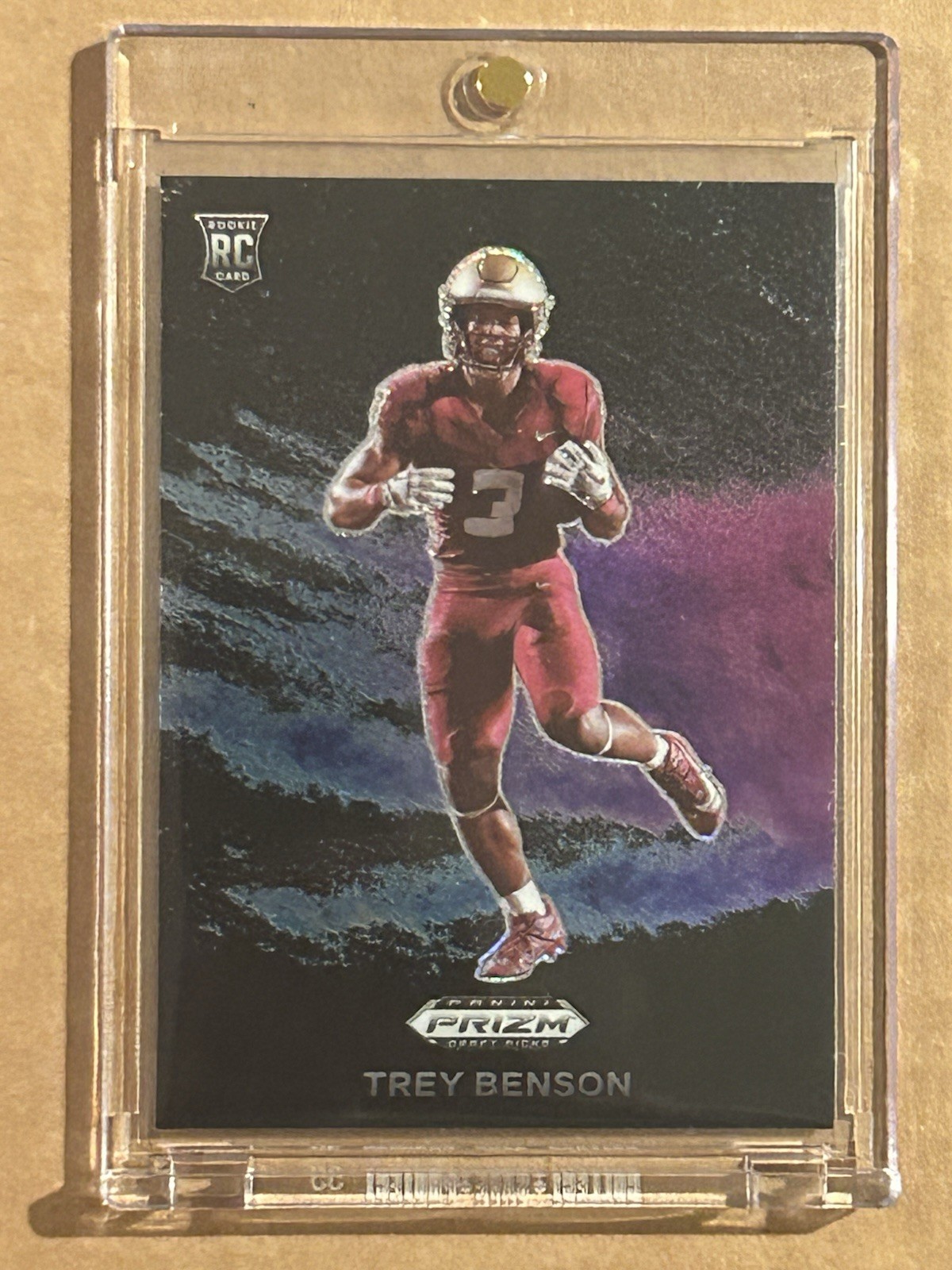 2024 Panini Prizm Draft Picks Black Color Blast Trey Benson #CB-21 RC SSP 🔥