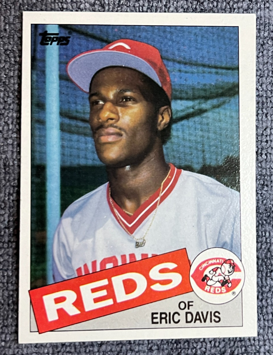 1985 Topps - Eric Davis #627 (RC) Rookie Cincinnati Reds