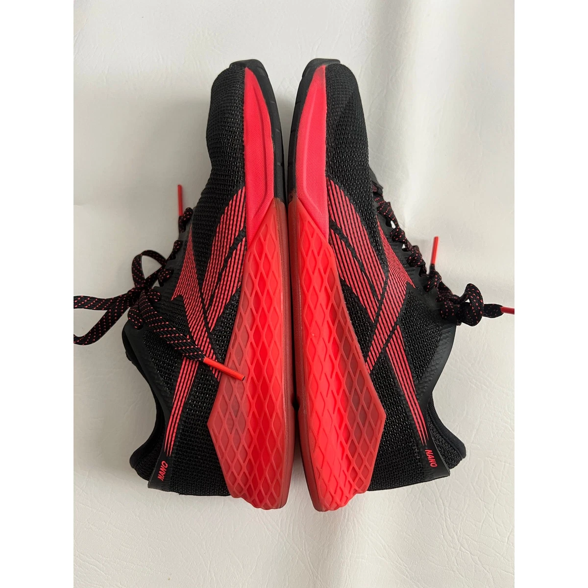 Reebok Nano 9 Black Neon Red for Sale | Authenticity Guaranteed | eBay