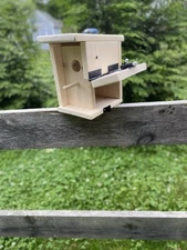Bird House With Door And Latch For Easy Clean Out Comes With Screws And Hooks